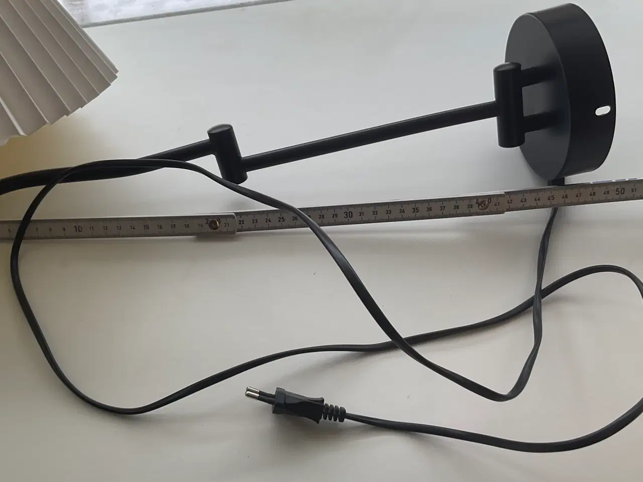 Billede 6 - Nordlux væglampe med plisseret hvid skærm