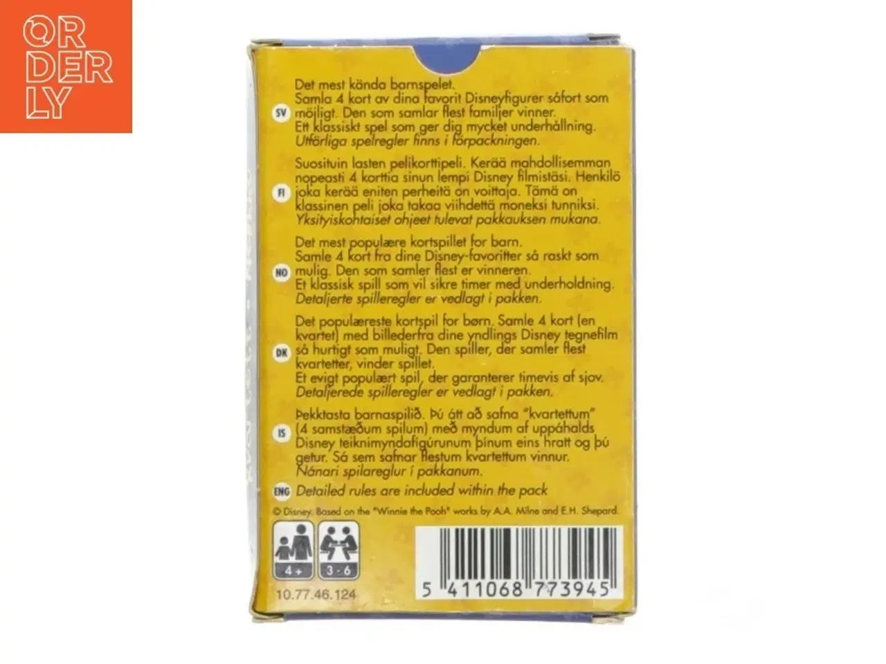 Billede 4 - Disney Happy Families kortspil fra Disney (str. 10x6,5 cm)