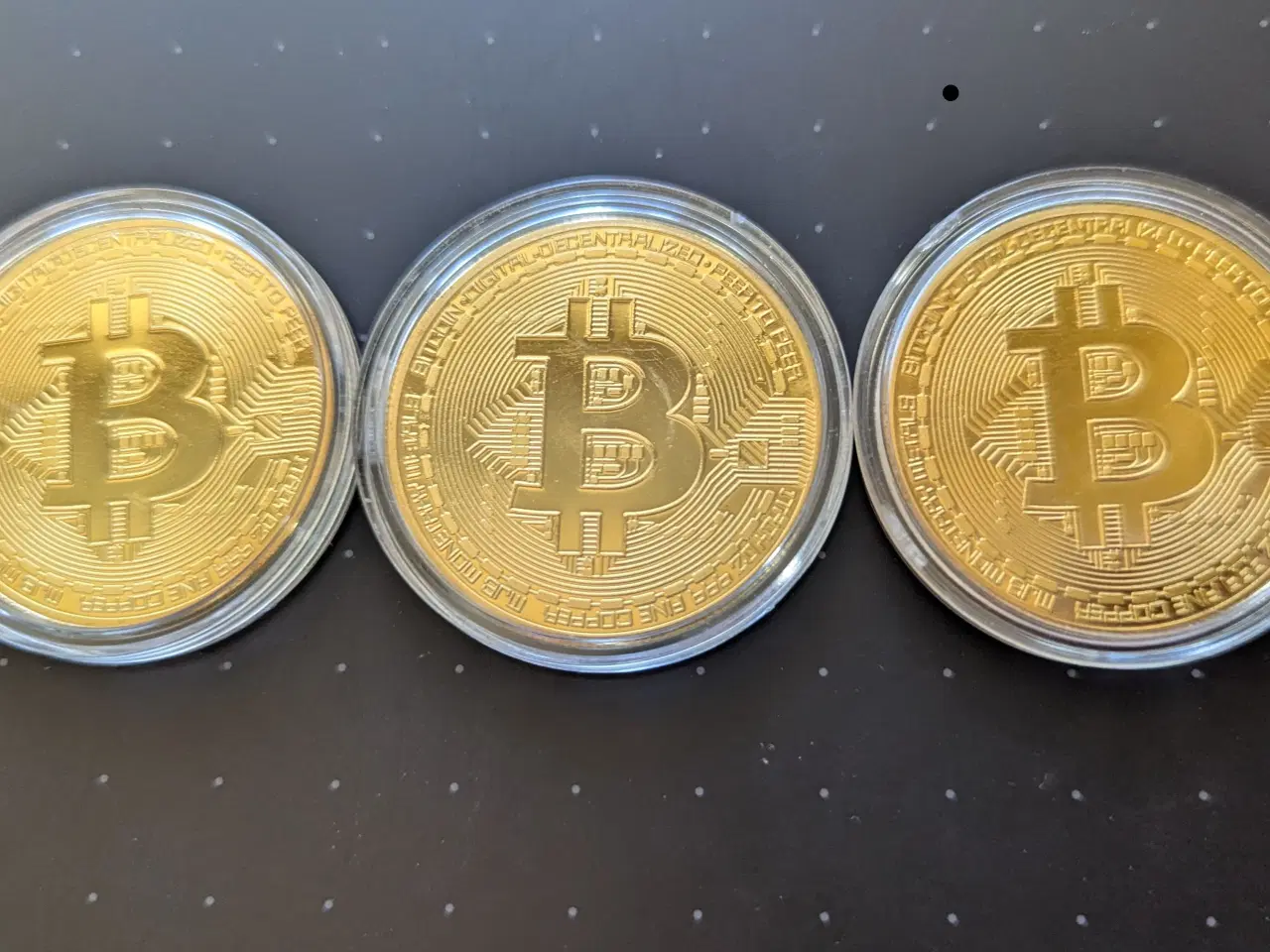 Billede 1 - Autentisk Guld replika BITCOIN