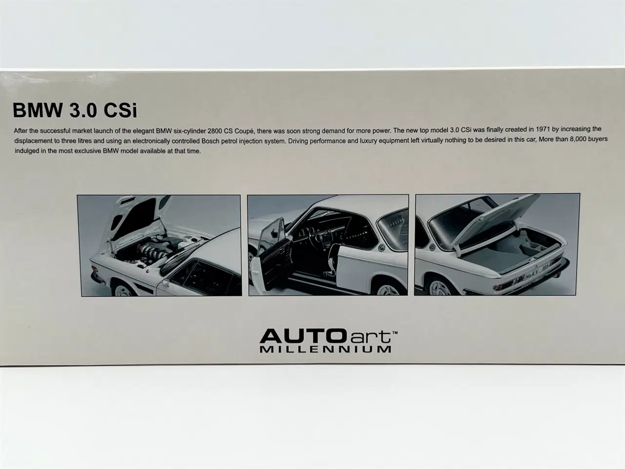 Billede 12 - 1971 BMW 3,0 CSi E9 - 1:18  Mega sjælden udbudt 