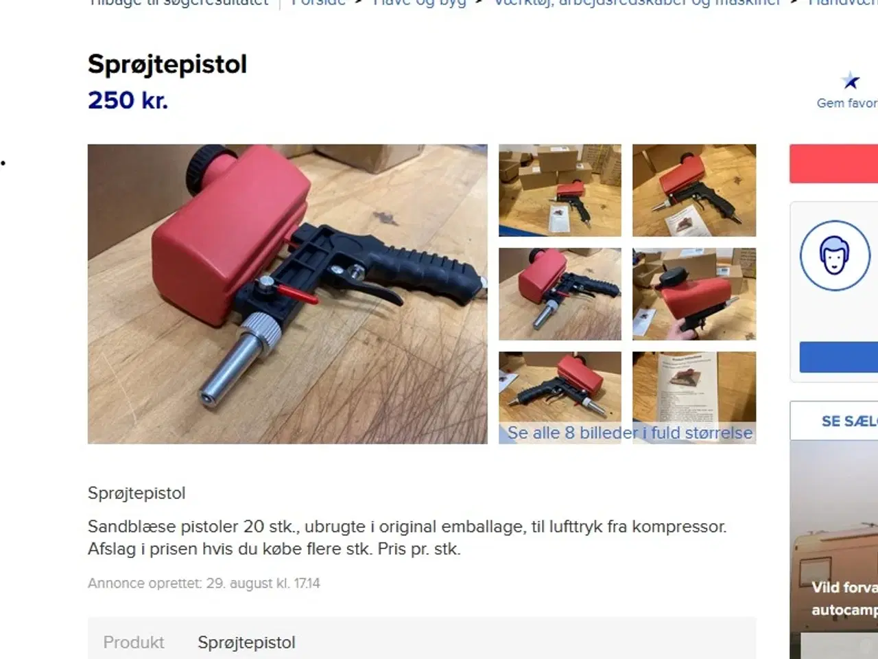 Billede 4 - Sandblæserpistol