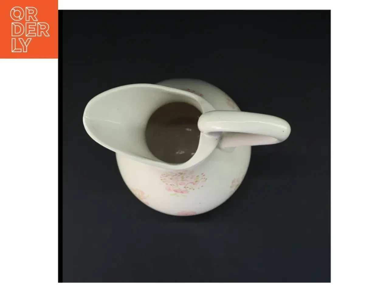 Billede 3 - Dekorativ kande i fajance (str. 36 cm)