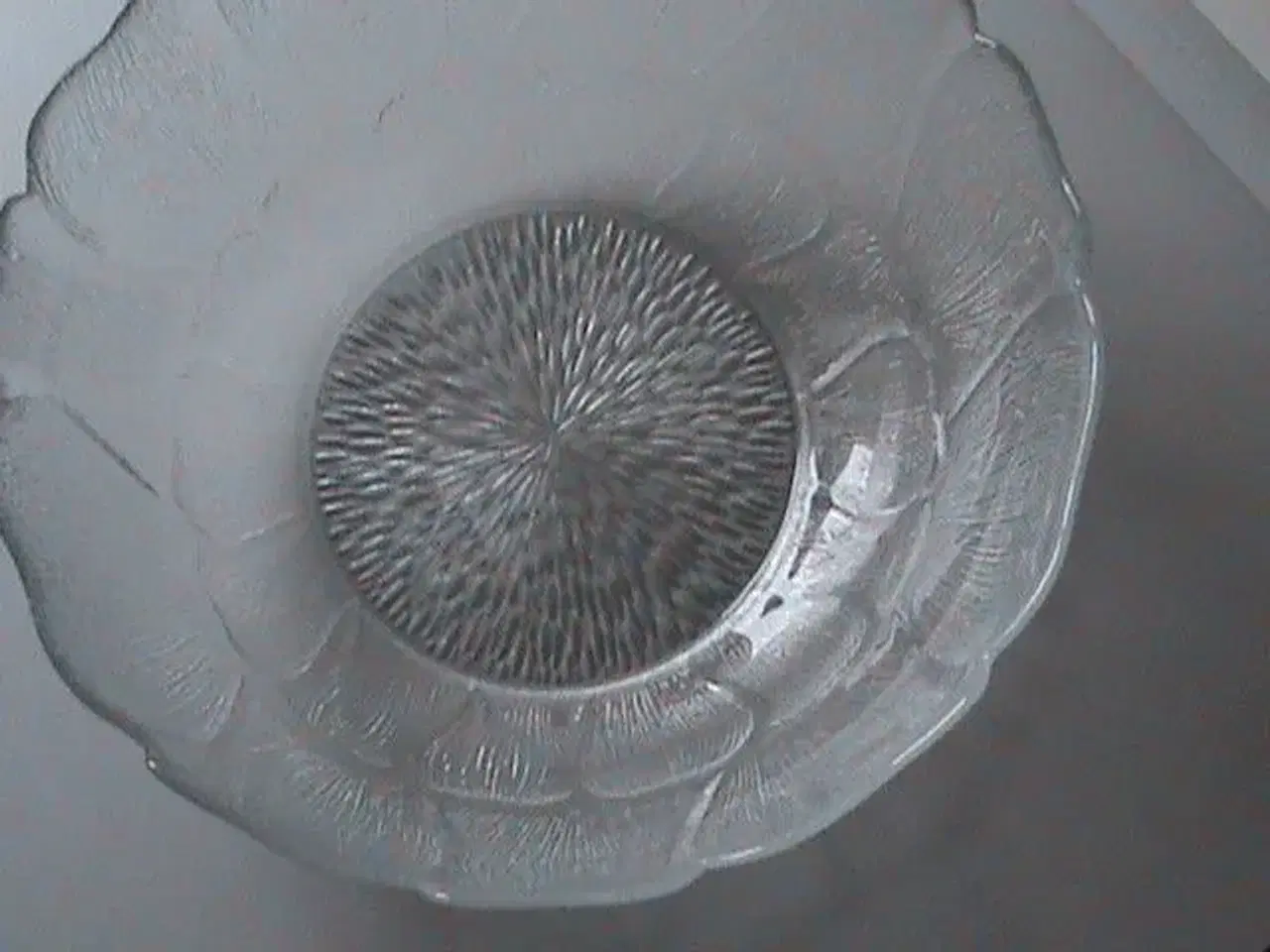 Billede 3 - Klar glas skål bowle som blomst