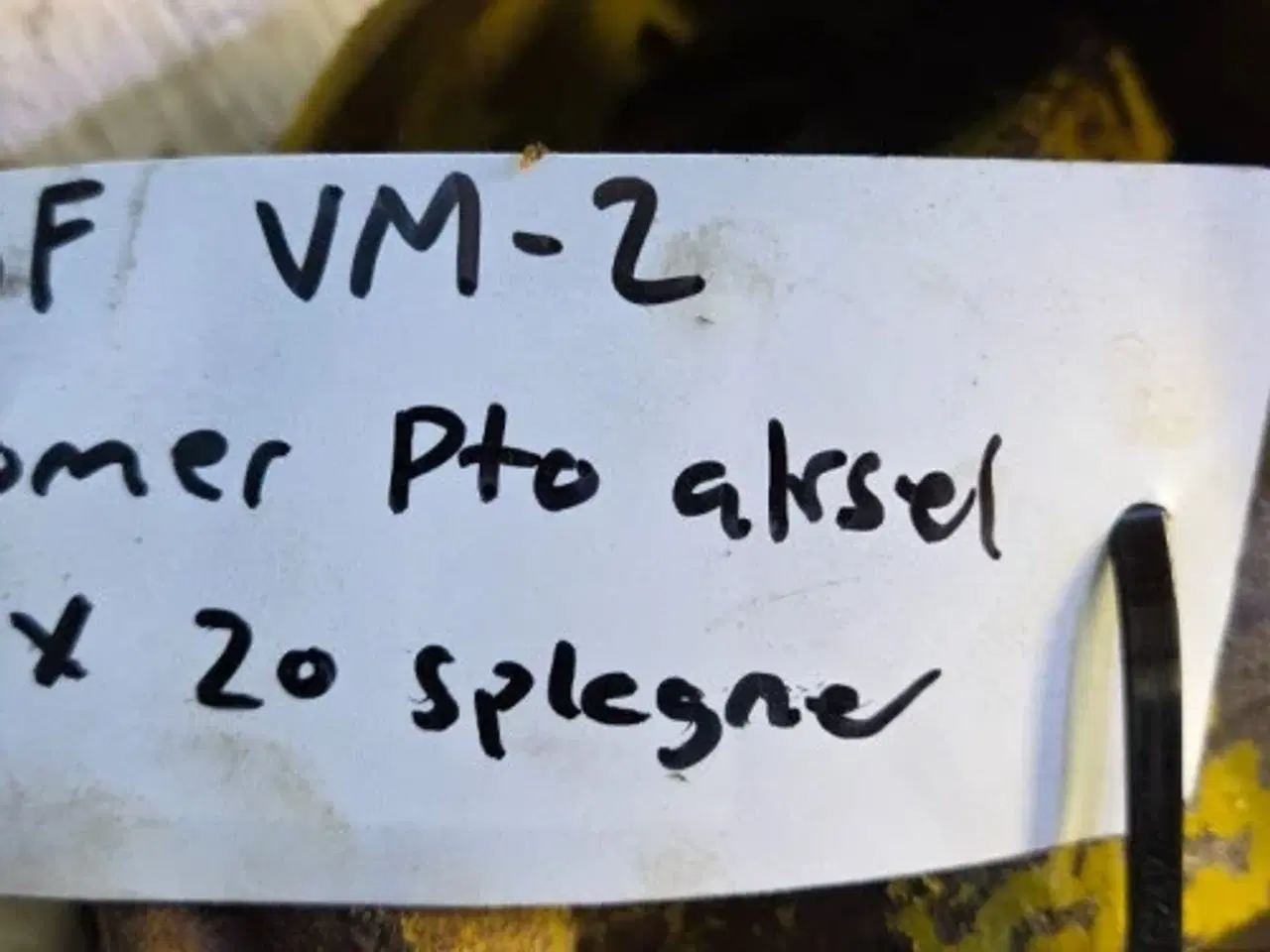 Billede 2 - JF VM-2 Pto Aksel