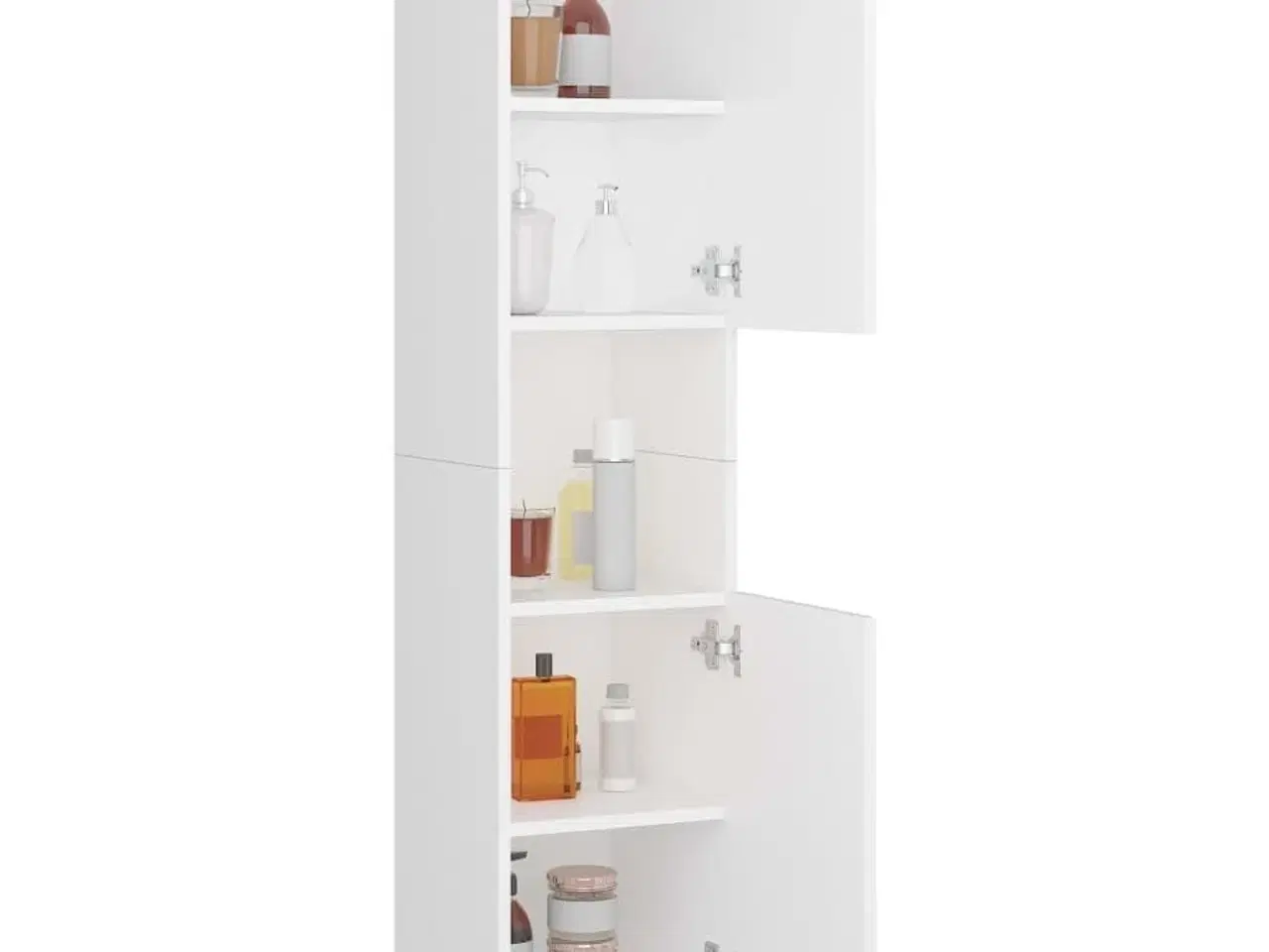Billede 4 - Badeværelsesskab 30x30x130 cm konstrueret træ hvid