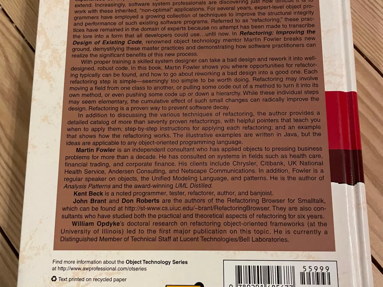 Billede 3 - Refactoring - Improving the Design of existing Cod