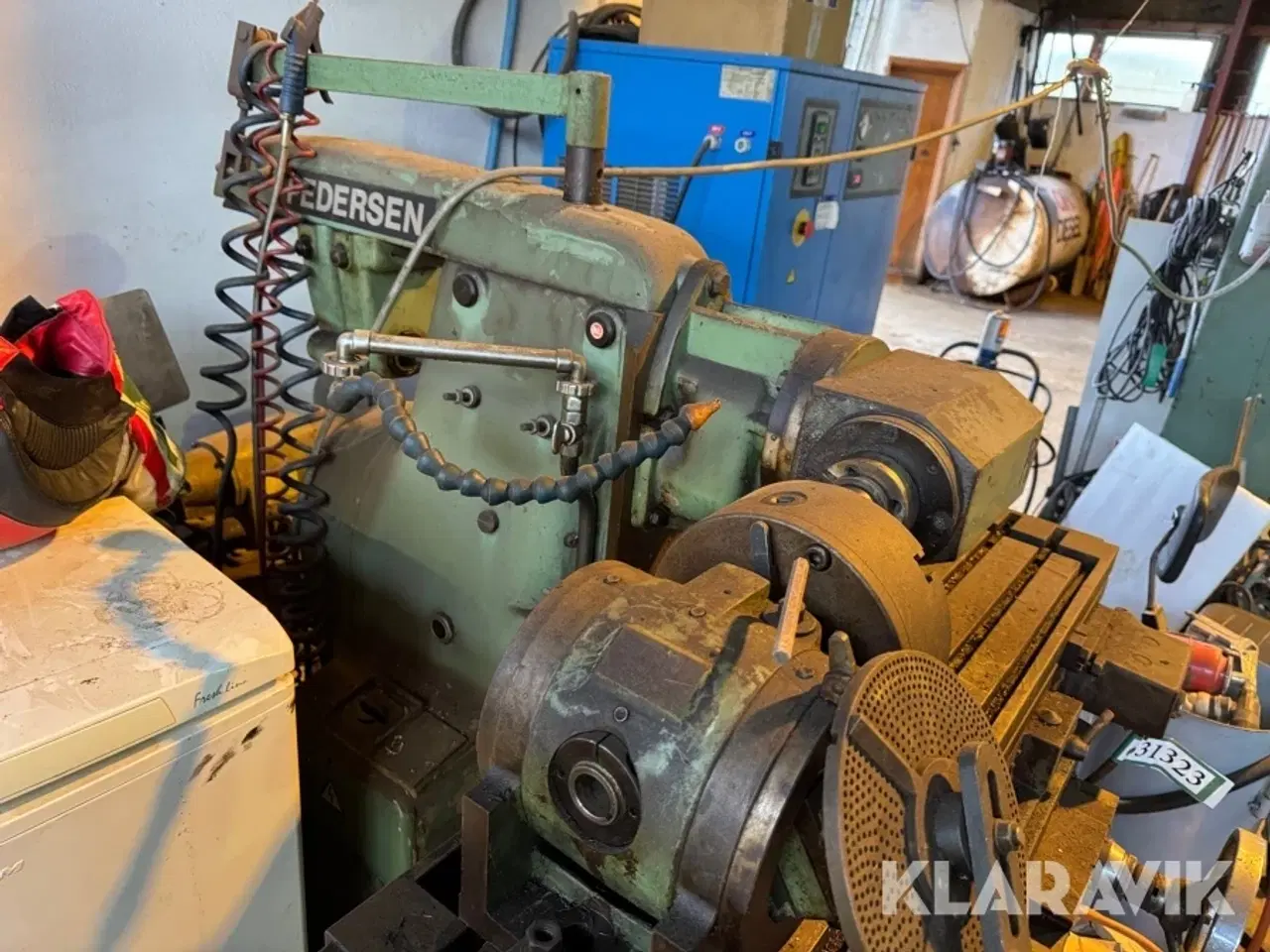 Billede 7 - Fræsemaskine Vilh. Pedersen, Høng VPU 1 inklusiv værktøj