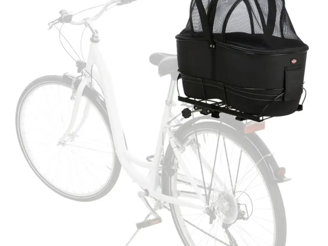 Billede 3 - Hunde cykelkurv med stativ fra Trixie
