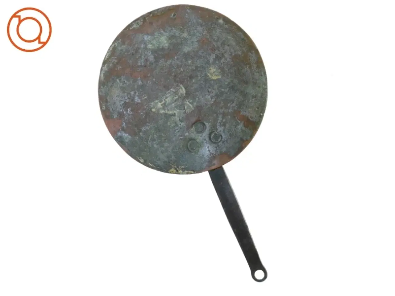 Billede 2 - Flad kobber pande (str. 48 x 28 cm)