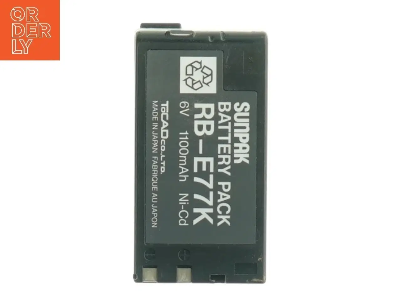 Billede 1 - Genopladeligt Ni-Cd batteri (str. 9 x 5 cm)