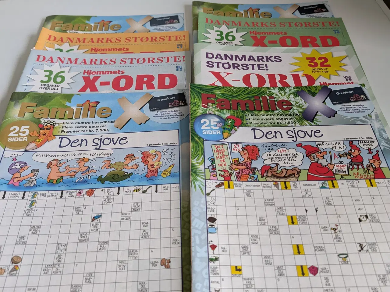 Billede 1 - Krydsord / kryds og tværs Sæt af 4 hæfter 