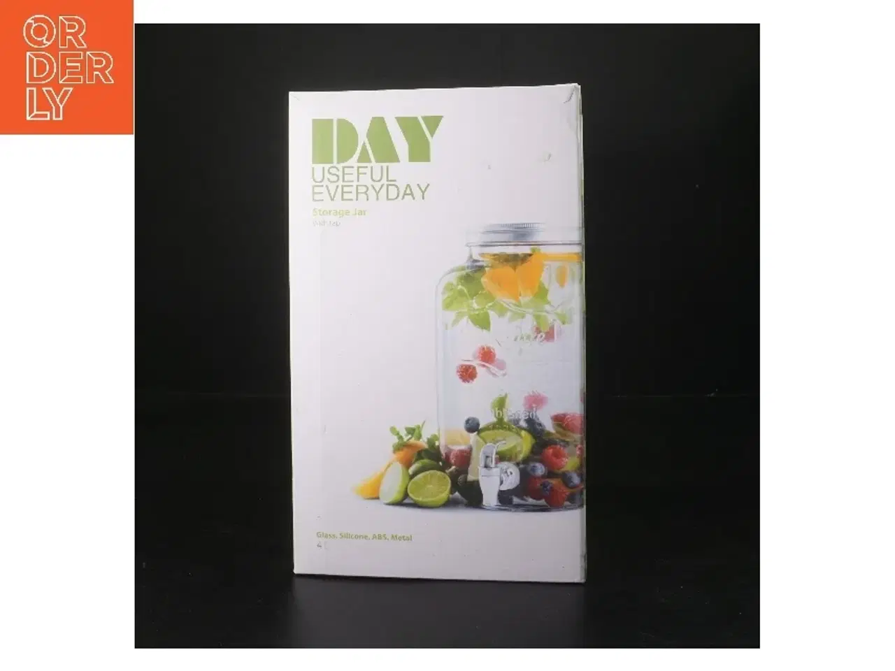Billede 2 - Opbevaringsglas med skruelåg og tappehane fra DAY (str. 26 cm)