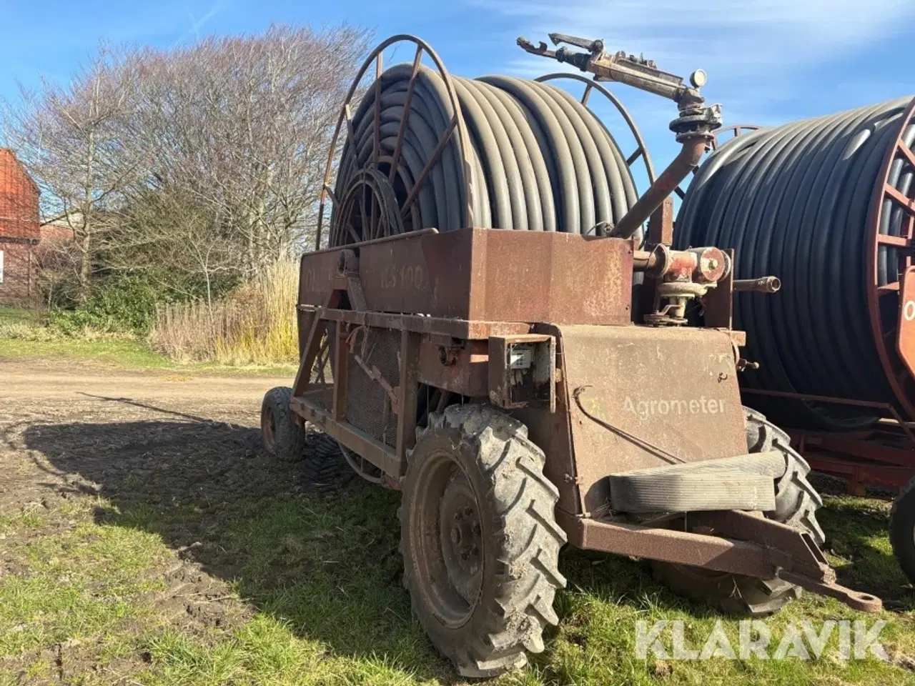 Billede 3 - Vandlingsmaskine Omme KS100 - cirka 700 meter slange