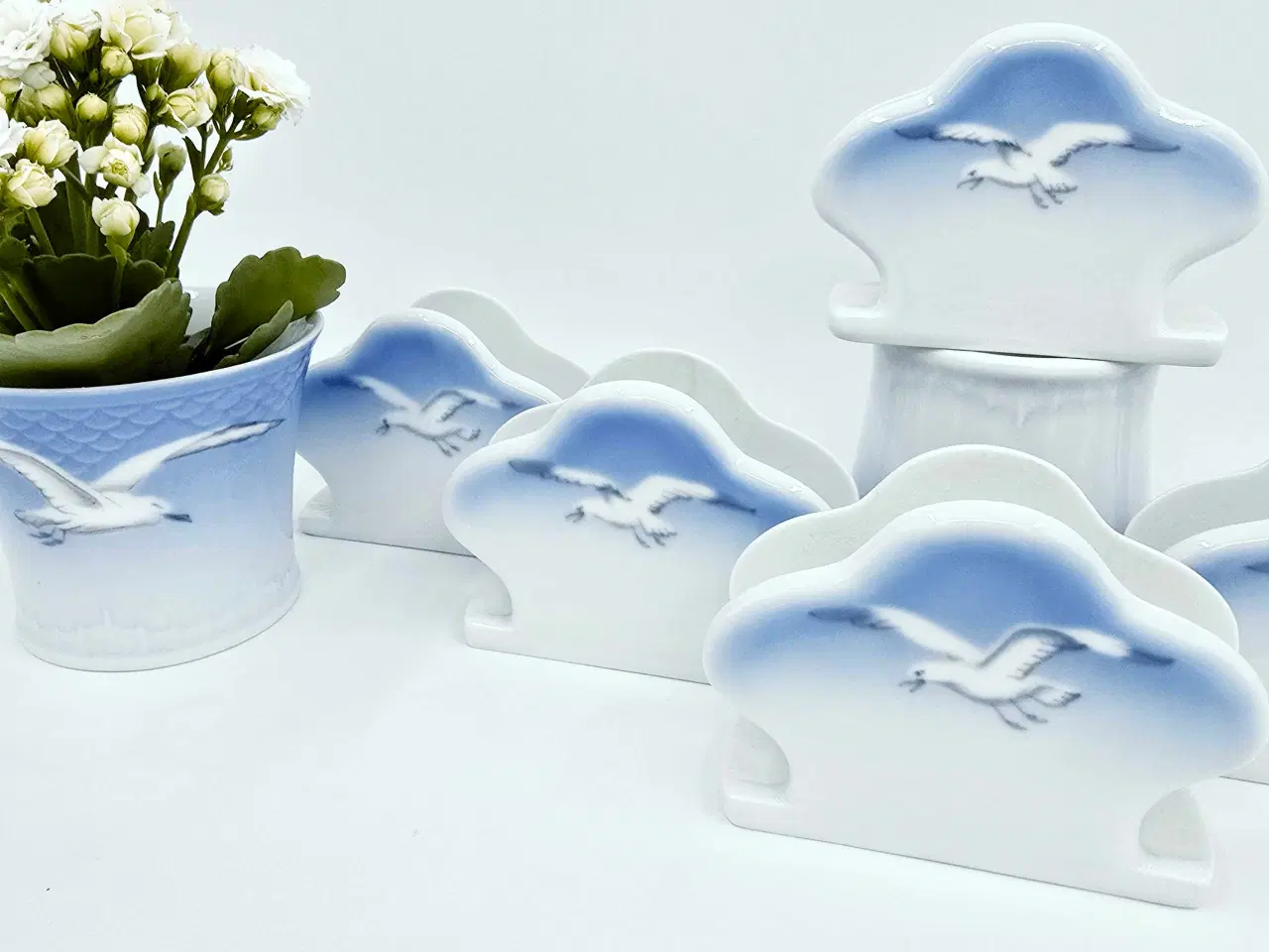 Billede 1 - Mågestel uden guldkant servietholder porcelæn