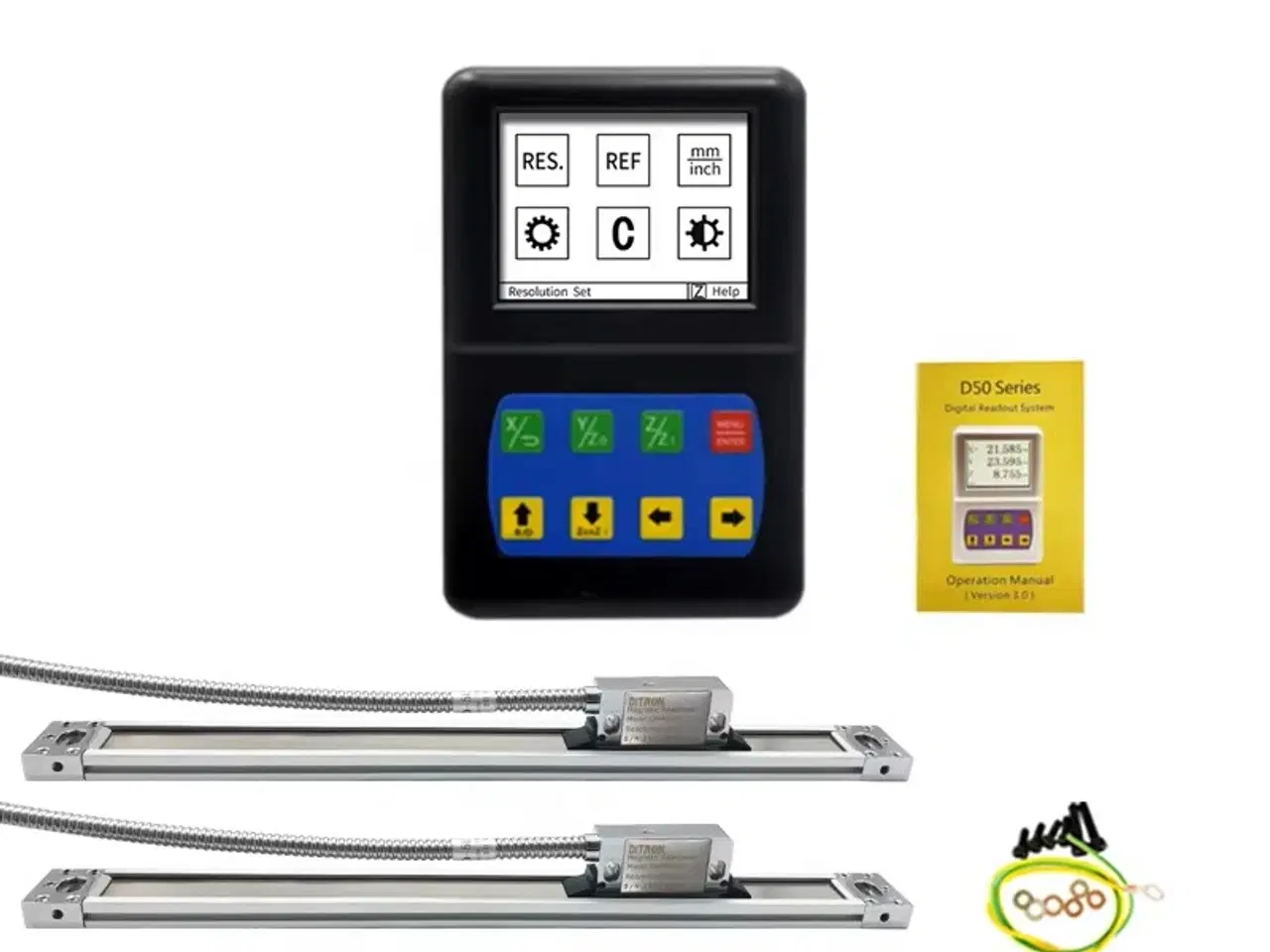 Billede 1 - Digital udlæsning DRO, 2 akset DITRON type D50 