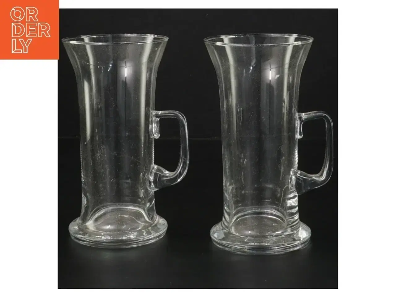 Billede 1 - Sæt med 2 glaskopper(str. 14 cm)