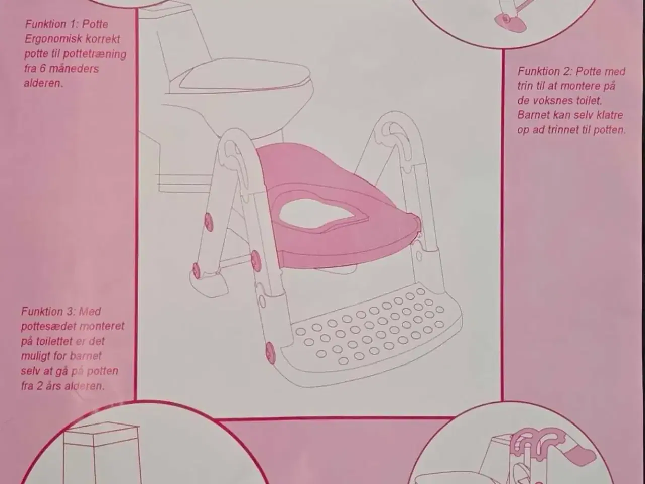 Billede 5 - Toilettræner. 3 i 1