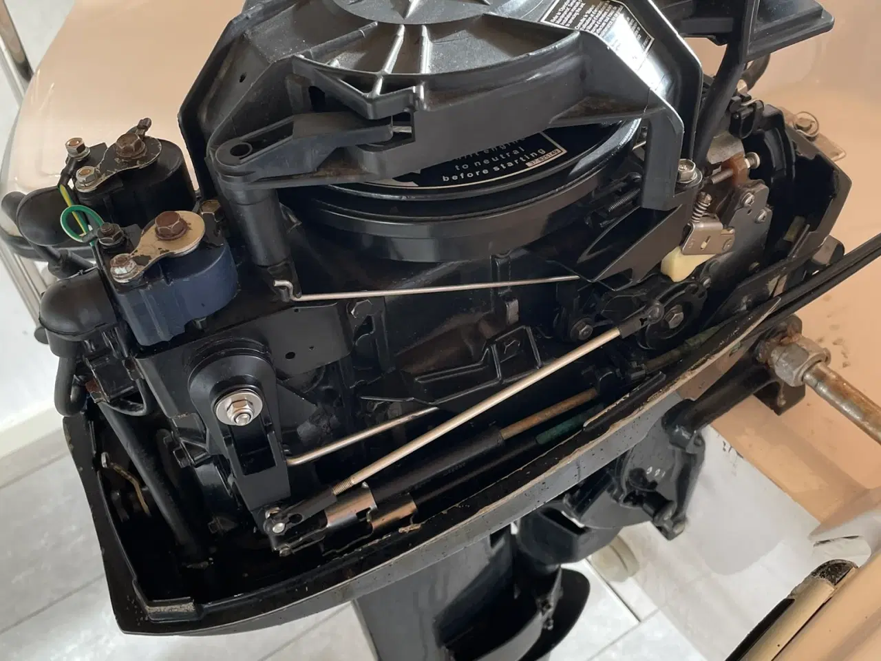 Billede 3 - Påhængsmotor, kort ben