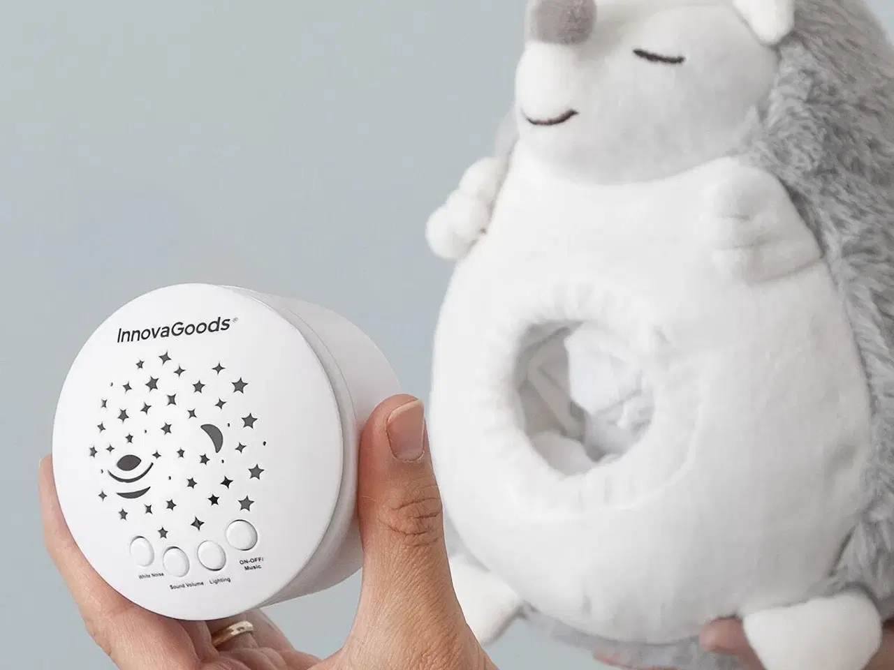 Billede 6 - Spikey - plys pindsvin med hvid støj og stjerneprojektor