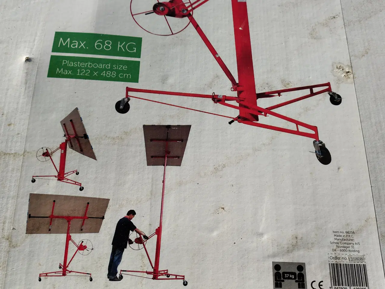 Billede 4 - Gipspladehejs. plade løfter 