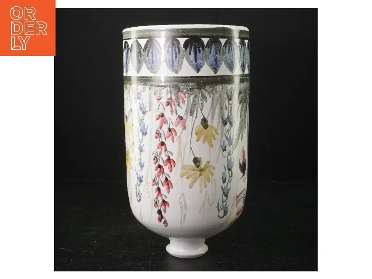 Billede 2 - Håndmalet keramik kande (str. 25 cm)