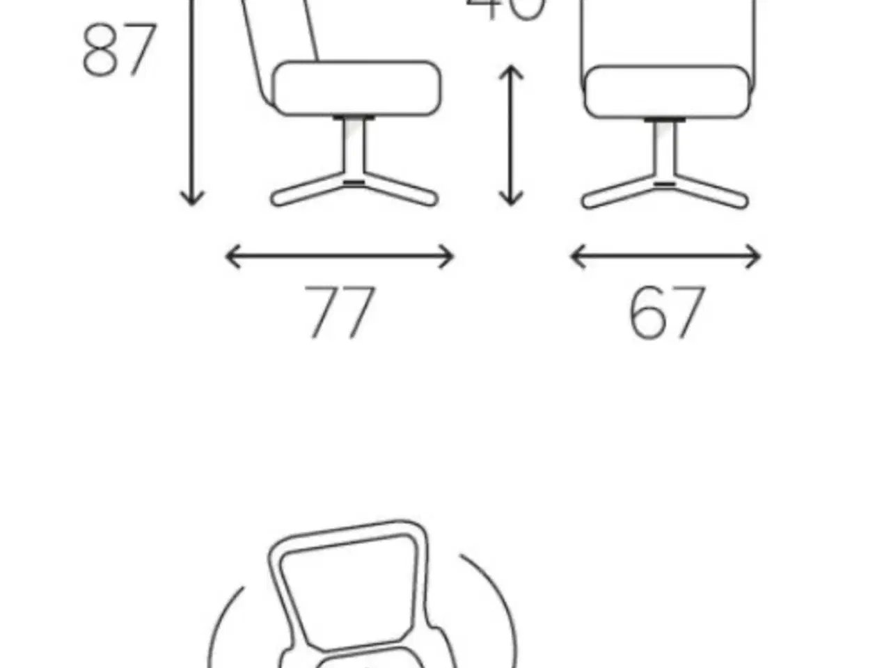 Billede 2 - Design stol GURO lænestol