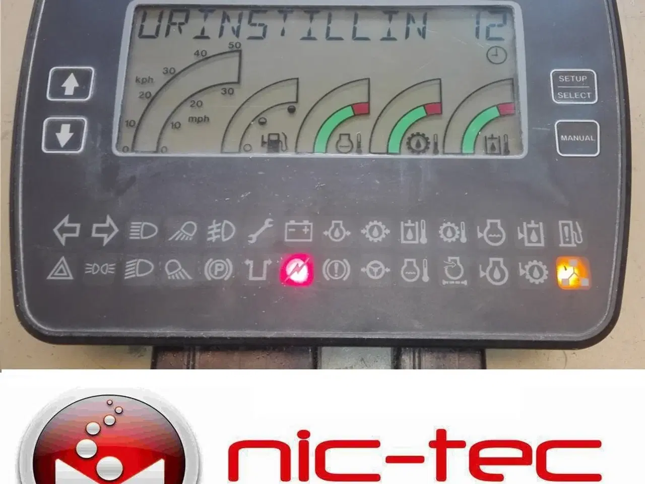 Billede 1 - Speedometer / kontrol panel Rep for JCB Rendegraver 436 24V
