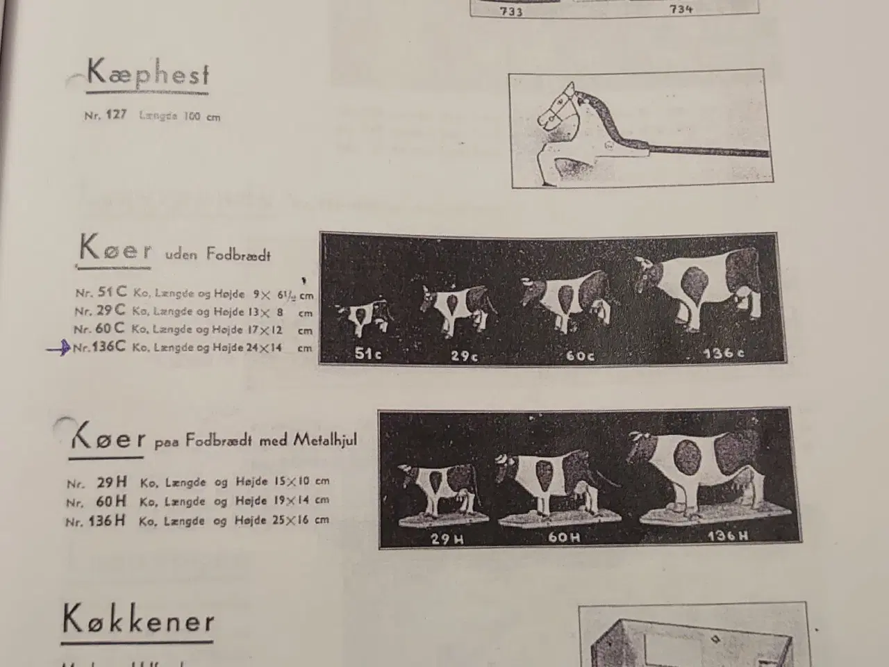 Billede 8 - Fængselslegetøj:Køkken med tilbehør.I kat.fra 1933