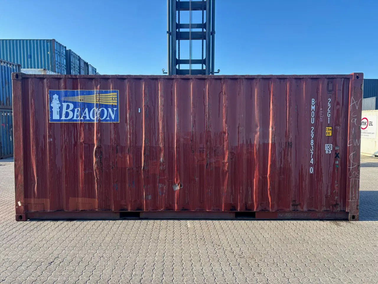 Billede 5 - 20 fods Container- ID: BOMU 298874-0