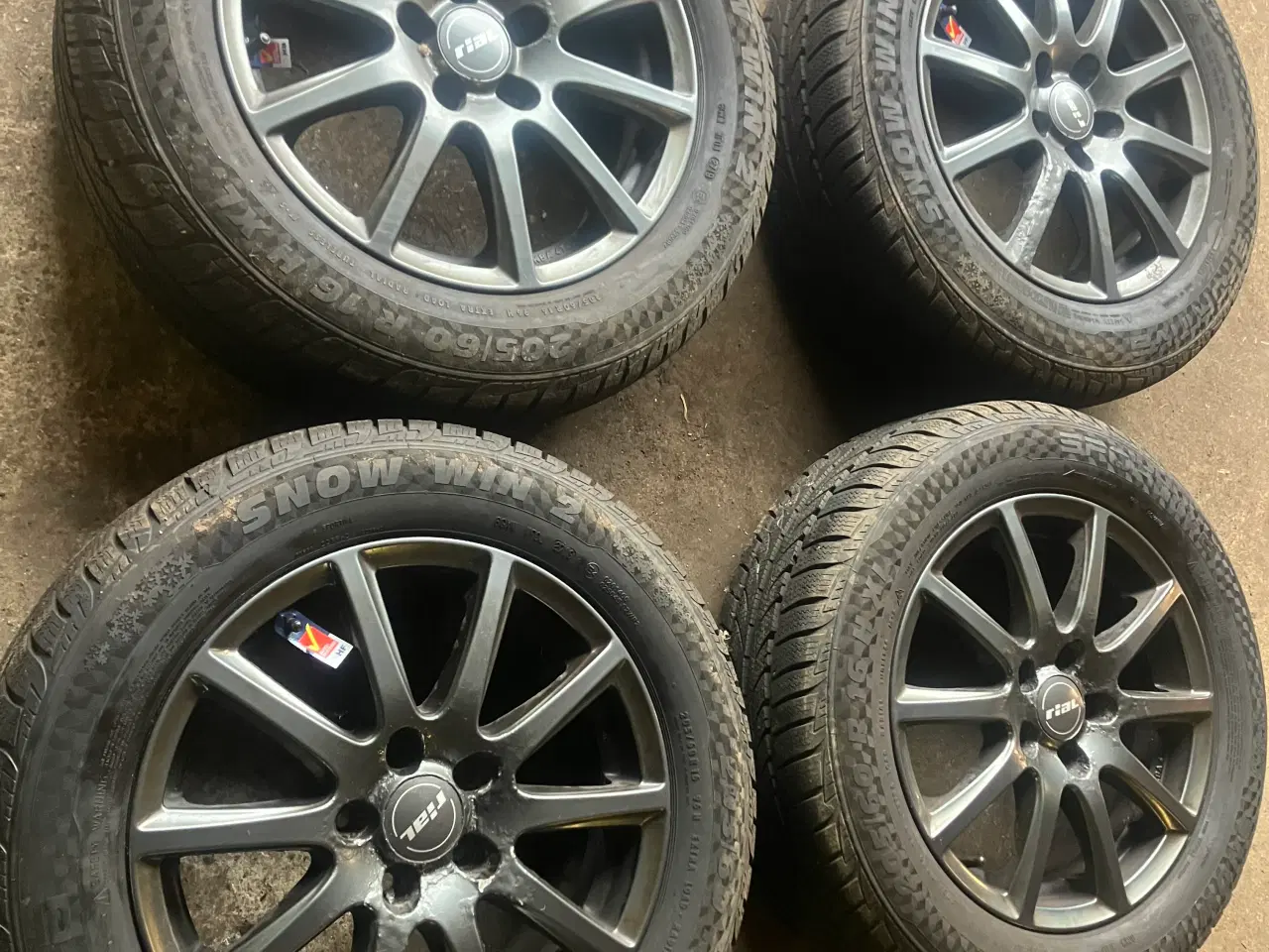 Billede 1 - Vinterdæk 16" Alu. Volvo S80 S60 V40 V60 V70 Cm.m.