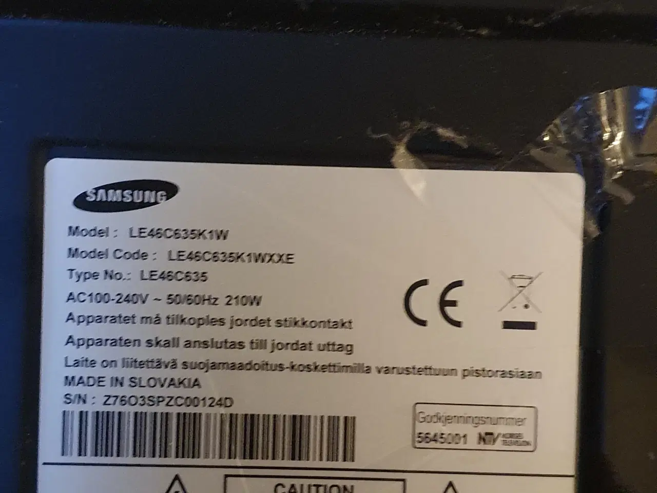 Billede 9 - Fjernsyn / fladskærm "Samsung", 46"