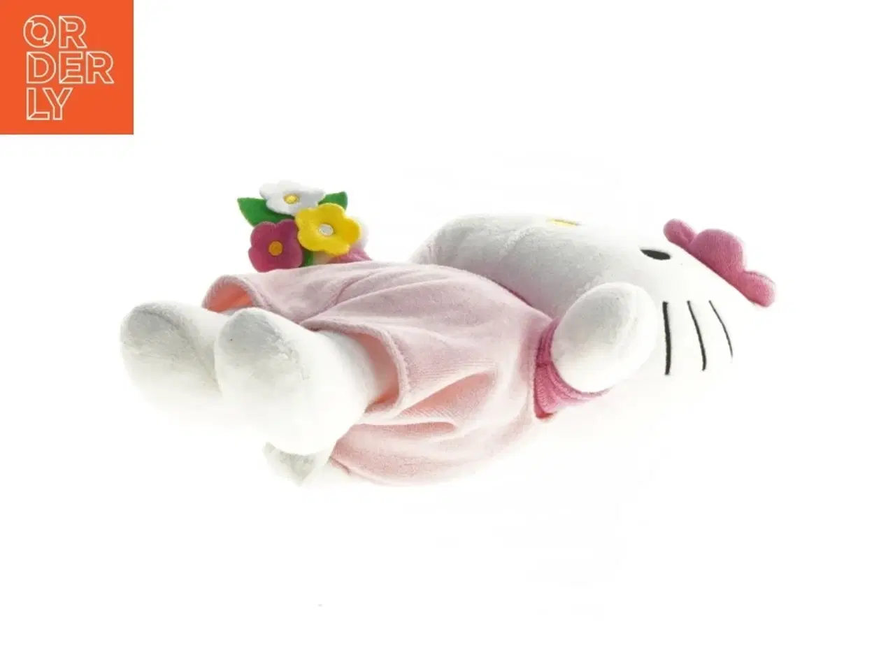 Billede 3 - Hello Kitty plysdukke fra Sanrio (str. 27 x 22 cm)