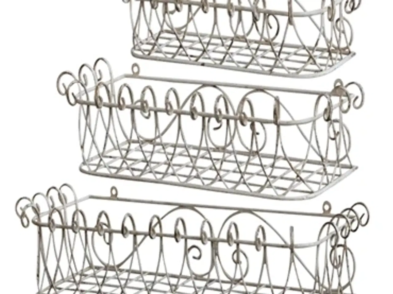 Billede 1 - Rustikke hylder i fransk vintagestil