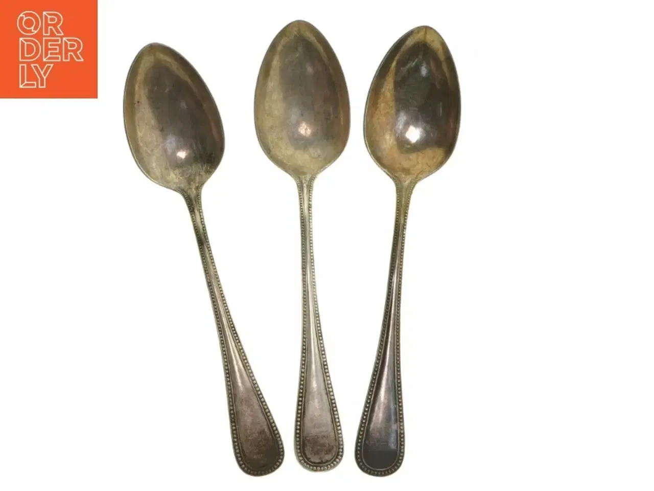 Billede 1 - Tre vintage sølvskeer (str. 21 cm)