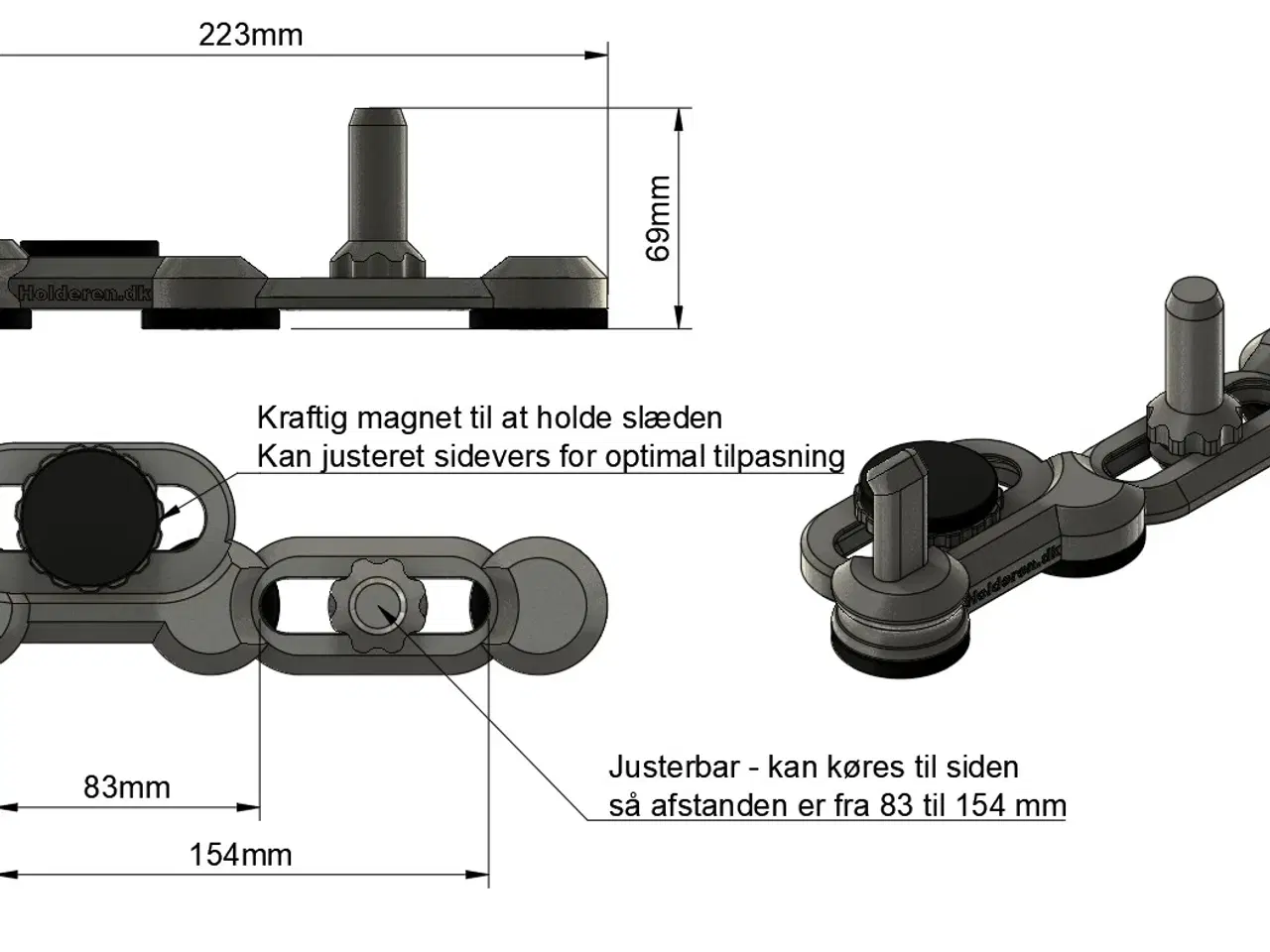 Billede 6 - Våbenholdere til våbenskab