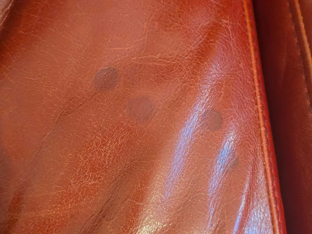 Billede 6 - Lækker, rød Natuzzi lædersofa