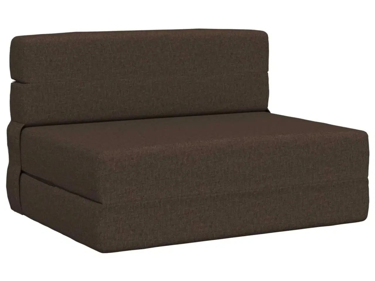 Billede 1 - Foldesofa seng Gråbrun 190 x 70 x 15 cm Stof
