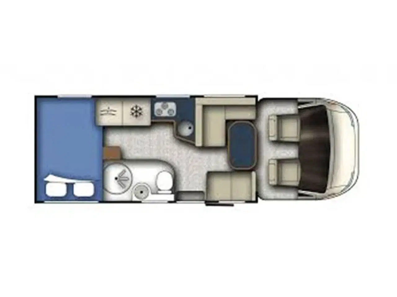 Billede 1 - 2013 - Chausson Welcome Titanium   5 selepladser, dobbeltseng og hæve/sænkeseng.