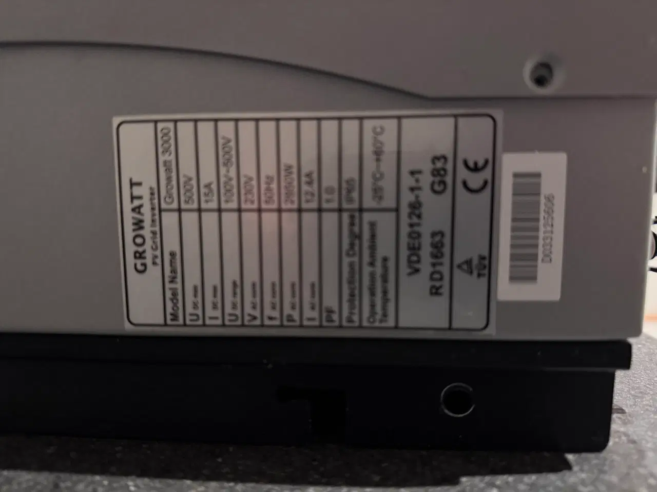 Billede 2 - Growatt solcelle-inverter