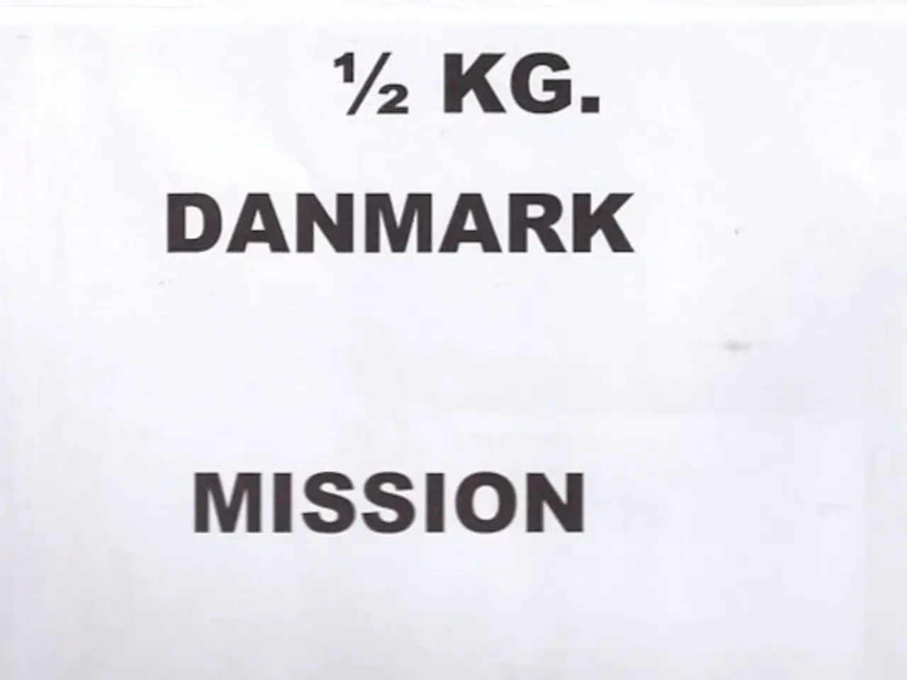 Billede 1 - Danmark ½ KG - Mission - Enkeltklip - Hjemkommet 28 - 9- 2022 - Forseglet Kasse - Ikke Fotograferet