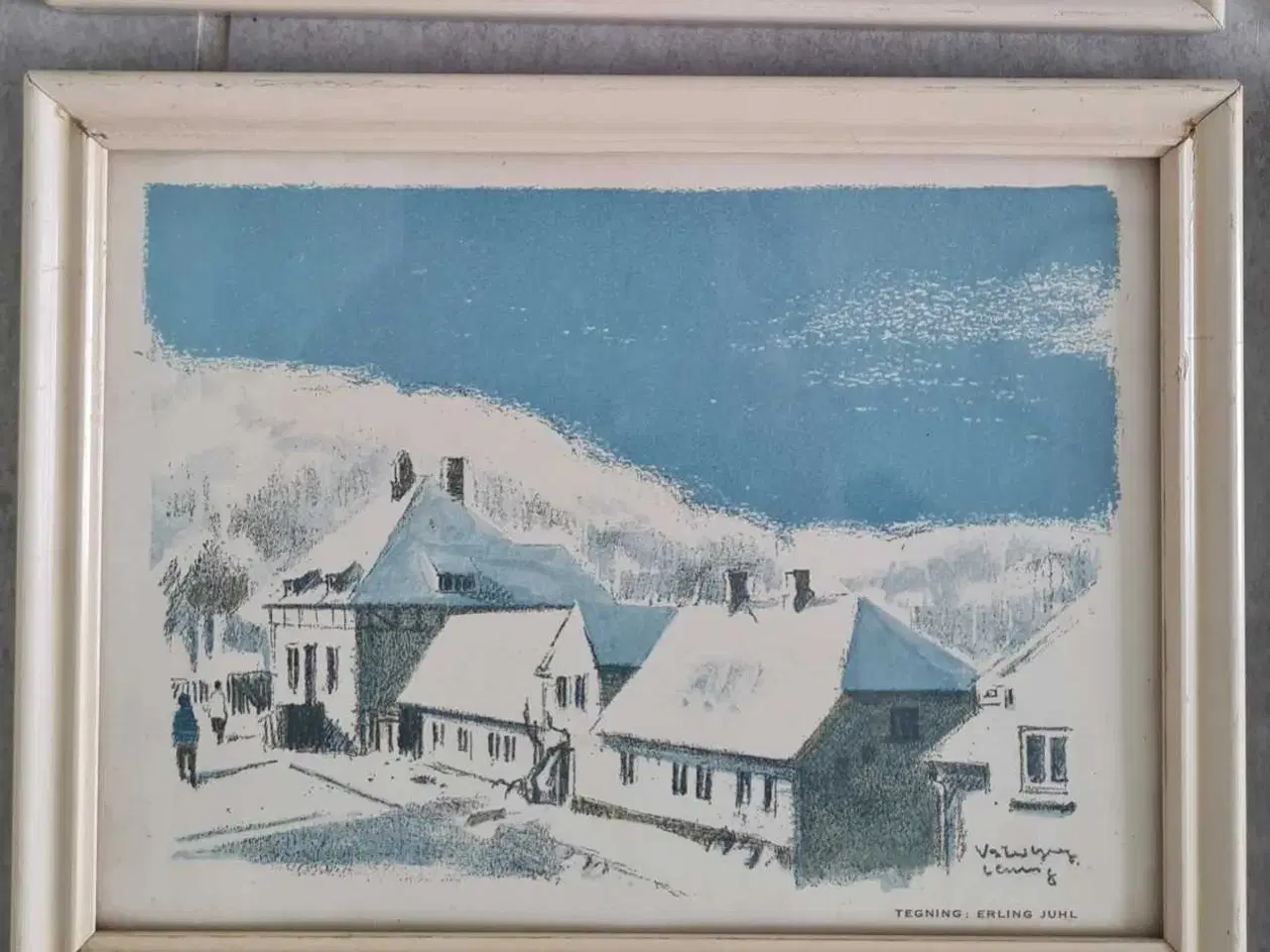 Billede 5 - Litografi, grafisk tryk, akvarel, 