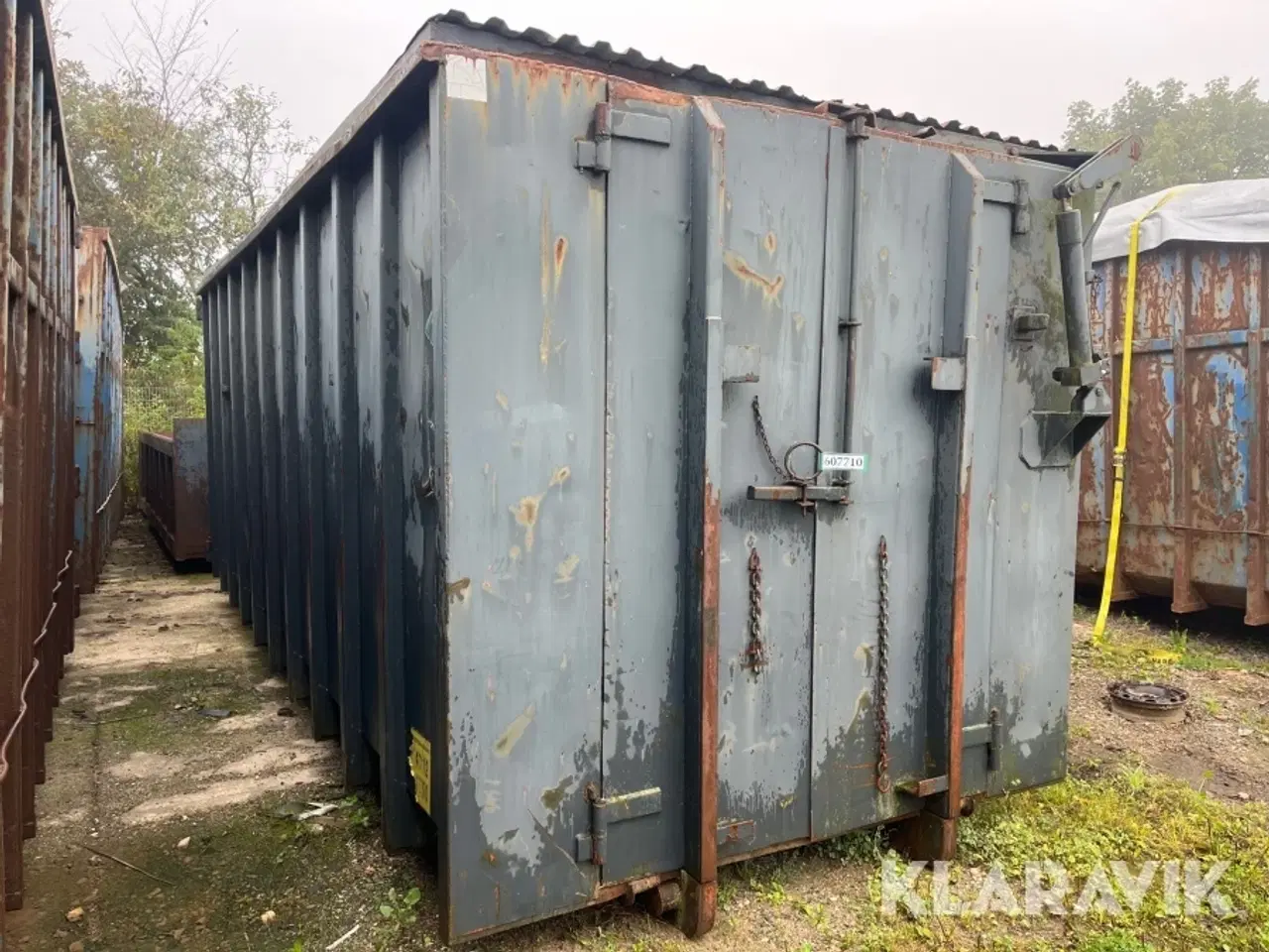 Billede 2 - Container til wirehejs med hydraulisk top