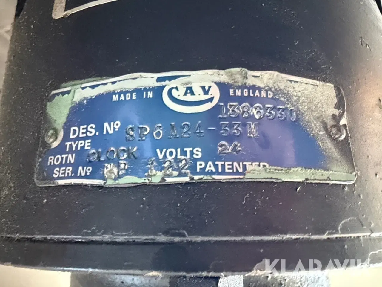 Billede 9 - Startermotor CAV Lucas SP6 A24-33M 24 V