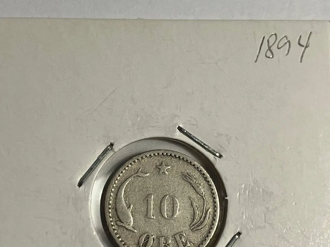 Billede 1 - 10 øre 1894 Danmark