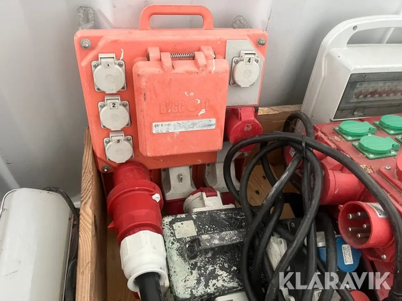 Billede 3 - Blandet el dele byggetavler samt lys rør