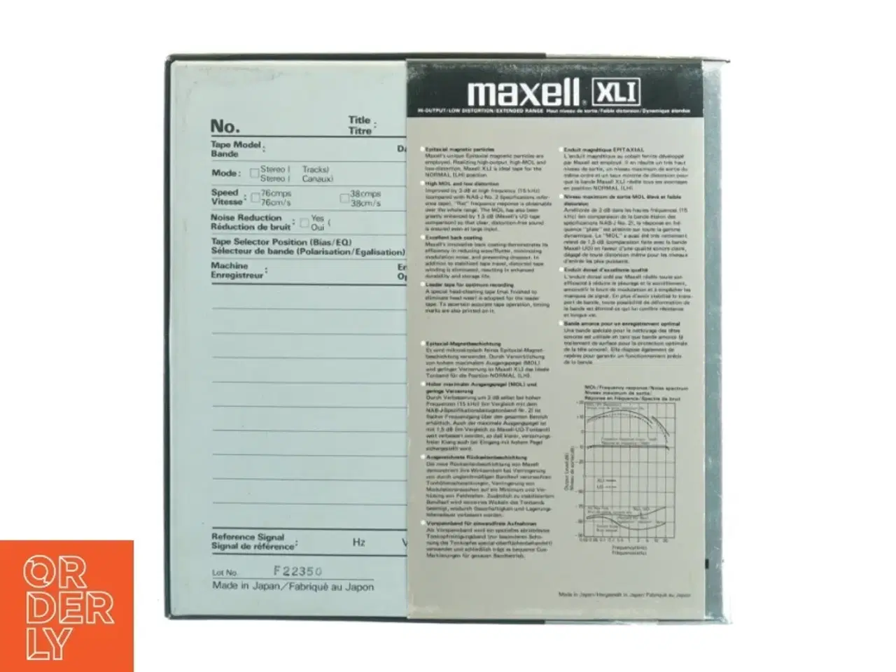 Billede 2 - Maxell XLII 35-90B Lydbånd