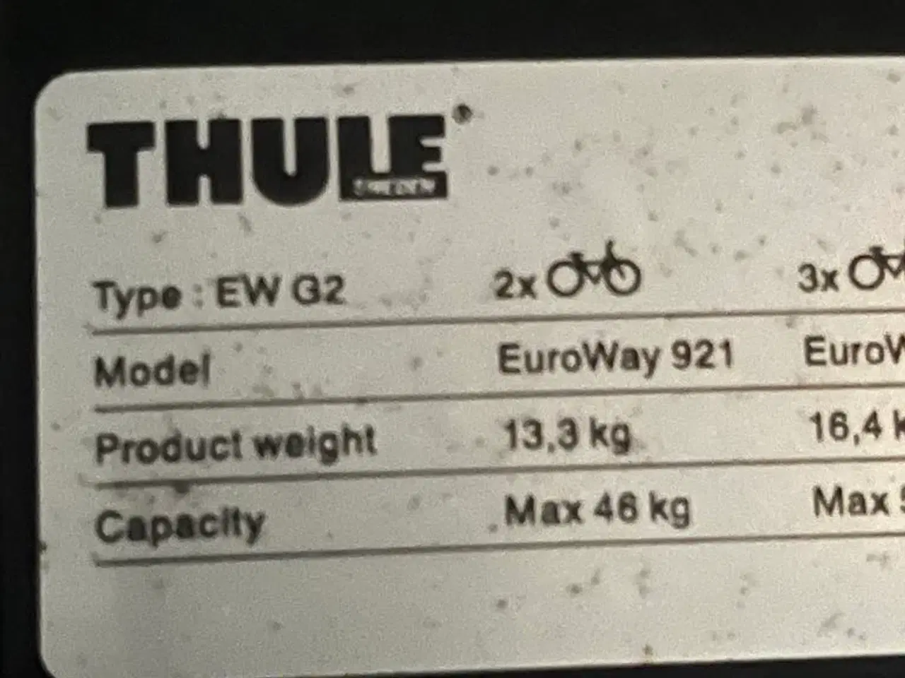 Billede 1 - Thule cykelholder