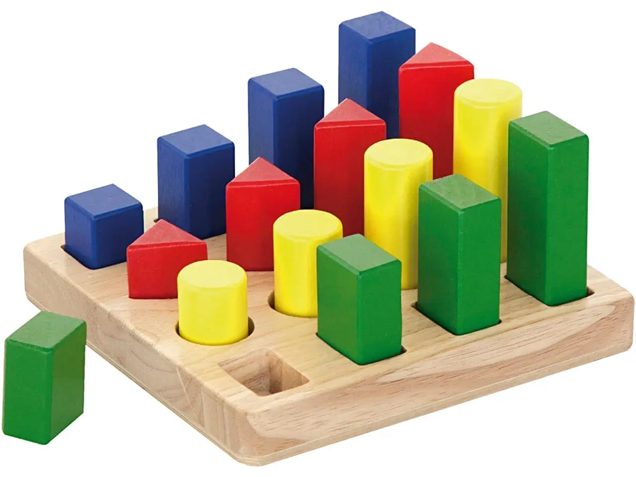 Billede 1 - VIGA Putte- & Sorteringsbræt til børn - 22x18 cm