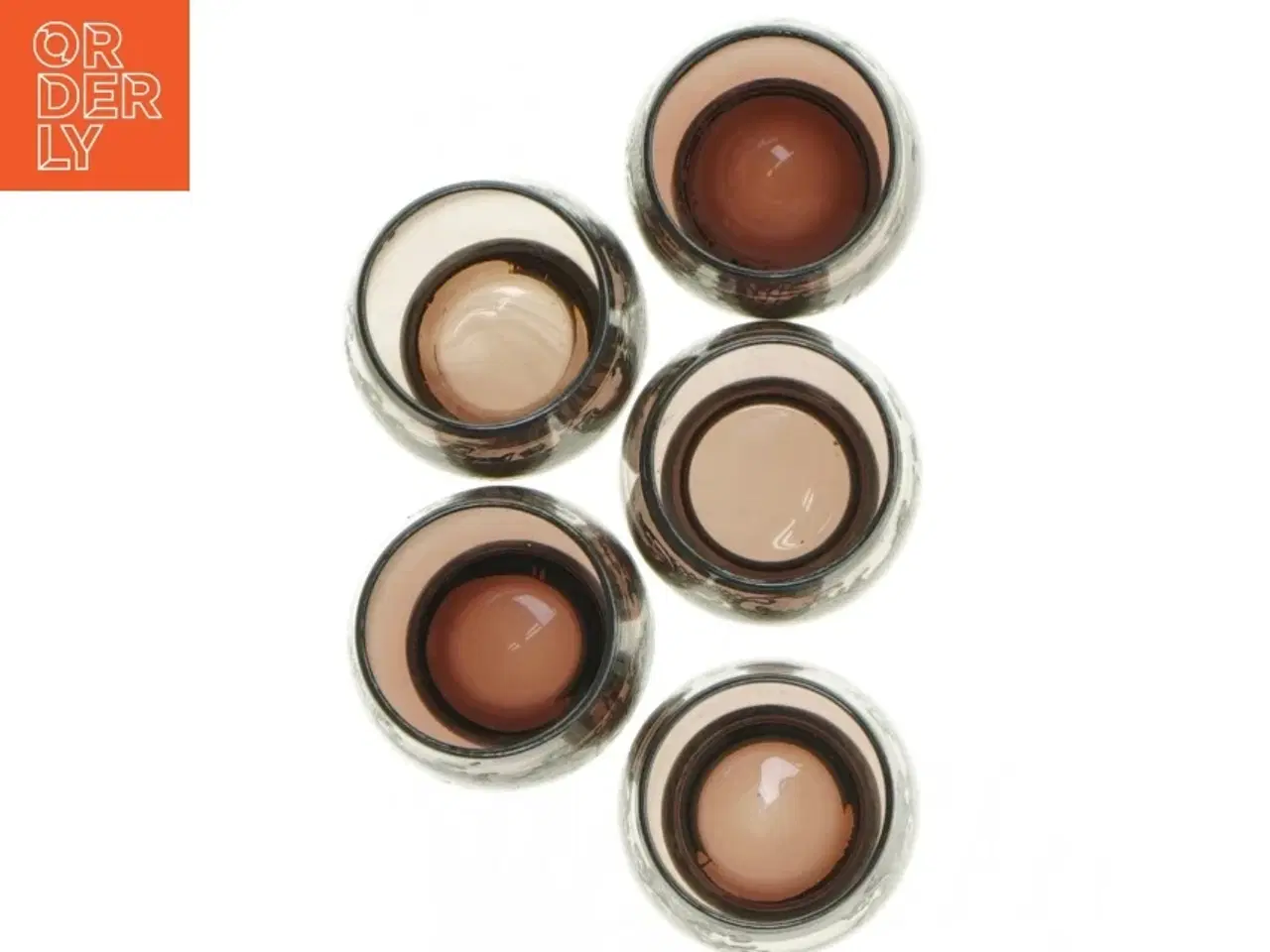 Billede 2 - Dekorative glas (str. 6 cm. 5 styk)