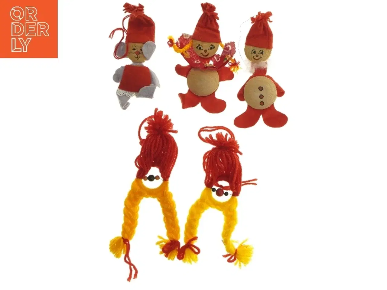 Billede 1 - Små julenisset med figurer (str. 19-22 cm)